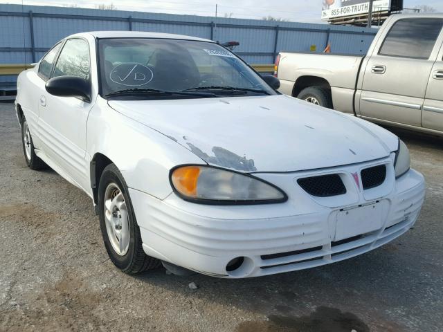 1G2NE12F52C243999 - 2002 PONTIAC GRAND AM S WHITE photo 1