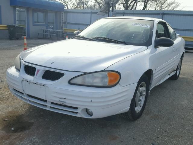 1G2NE12F52C243999 - 2002 PONTIAC GRAND AM S თეთრი ფოტო 2