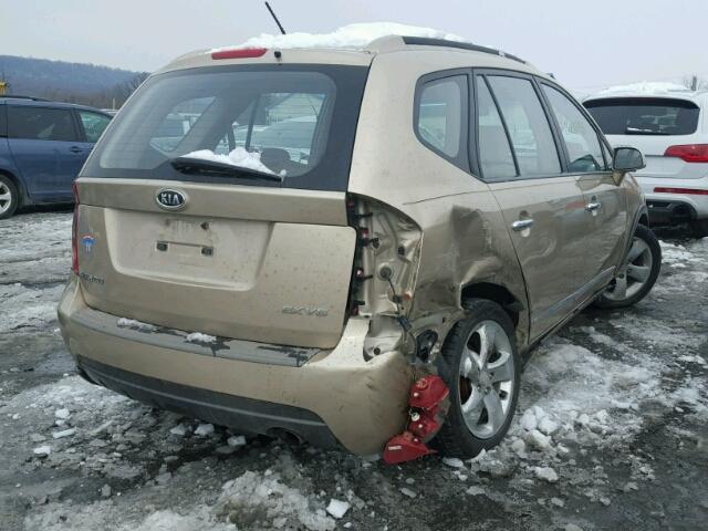 KNAFG526677114605 - 2007 KIA RONDO LX TAN photo 4