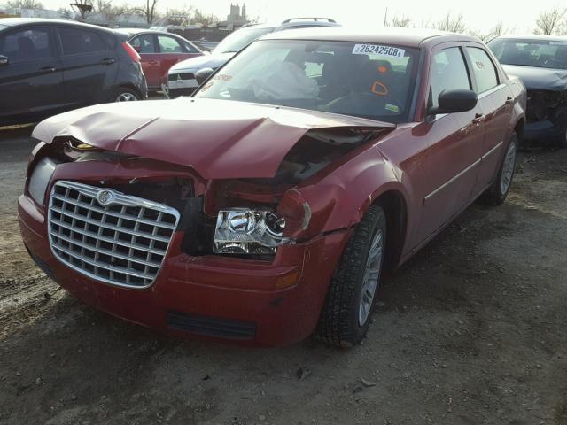 2C3KA43R17H829080 - 2007 CHRYSLER 300 RED photo 2