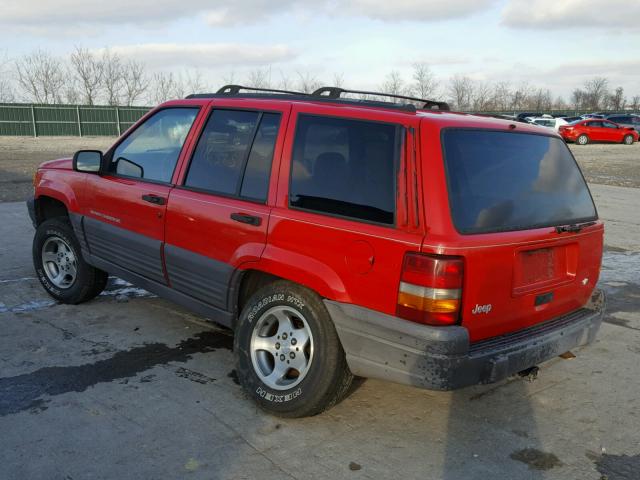 1J4FX58S7TC347136 - 1996 JEEP GRAND CHER RED photo 3