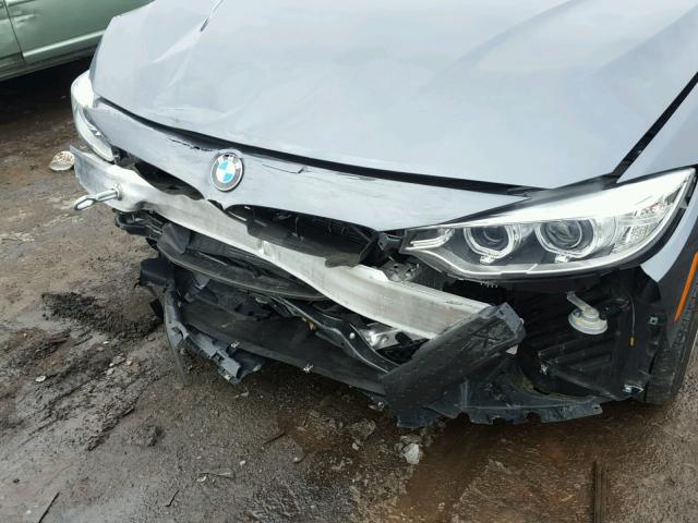 WBA3T1C57GP822438 - 2016 BMW 428 XI SUL GRAY photo 9