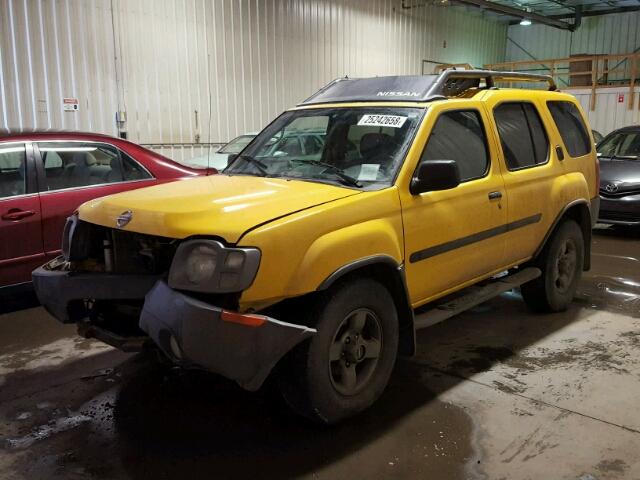 5N1ED28Y43C640596 - 2003 NISSAN XTERRA XE YELLOW photo 2