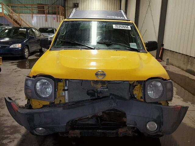 5N1ED28Y43C640596 - 2003 NISSAN XTERRA XE YELLOW photo 9