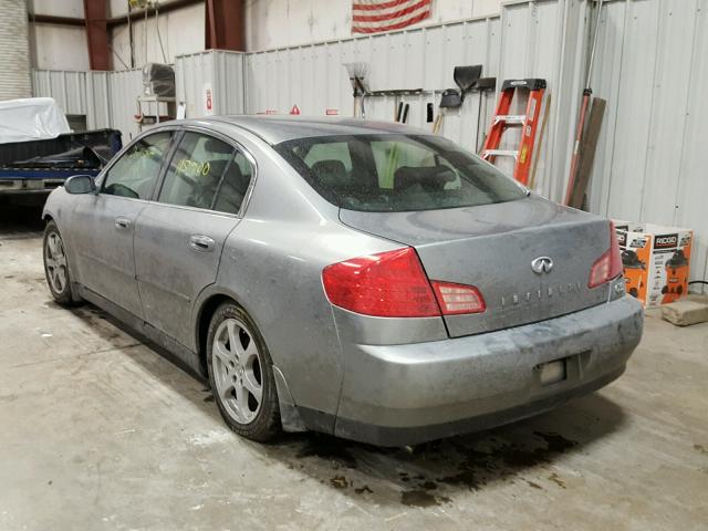 JNKCV51E54M614738 - 2004 INFINITI G35 SILVER photo 3