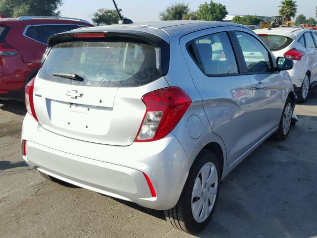 KL8CA6SA5HC830835 - 2017 CHEVROLET SPARK LS SILVER photo 4