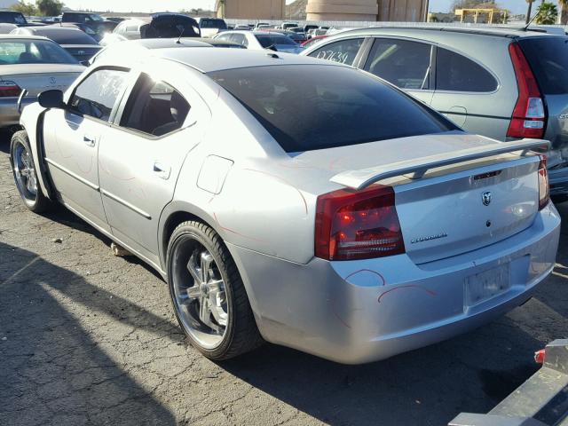 2B3KA43G96H457563 - 2006 DODGE CHARGER SE SILVER photo 3