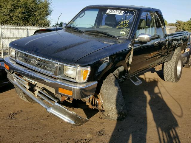 JT4VN13G7N5097276 - 1992 TOYOTA PICKUP 1/2 BLACK photo 2