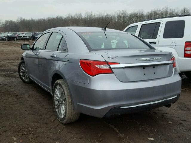 1C3CCBAB4DN671068 - 2013 CHRYSLER 200 LX SILVER photo 3