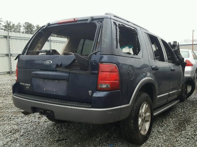 1FMZU63W32UC55604 - 2002 FORD EXPLORER X BLUE photo 4