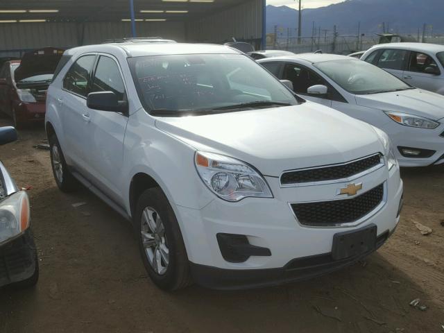 2CNFLCEC4B6282784 - 2011 CHEVROLET EQUINOX LS WHITE photo 1