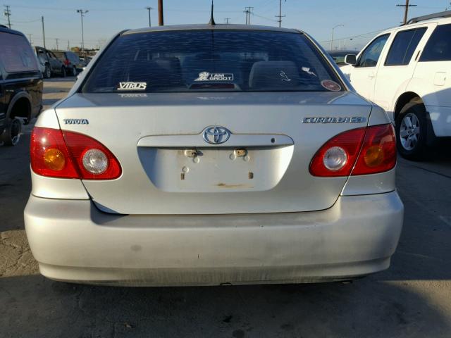 1NXBR32E64Z257666 - 2004 TOYOTA COROLLA CE SILVER photo 10