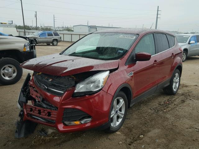 1FMCU0GX3FUB05472 - 2015 FORD ESCAPE SE BURGUNDY photo 2