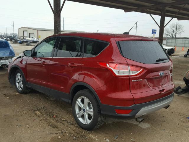 1FMCU0GX3FUB05472 - 2015 FORD ESCAPE SE BURGUNDY photo 3