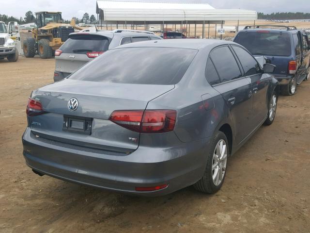 3VW267AJ7GM220425 - 2016 VOLKSWAGEN JETTA S GRAY photo 4