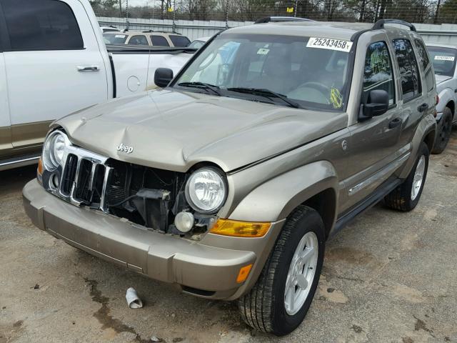 1J4GL58K46W235803 - 2006 JEEP LIBERTY LI BROWN photo 2