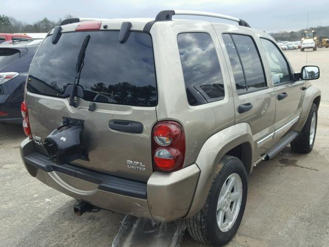 1J4GL58K46W235803 - 2006 JEEP LIBERTY LI BROWN photo 4