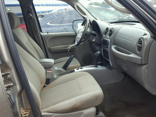 1J4GL58K46W235803 - 2006 JEEP LIBERTY LI BROWN photo 5