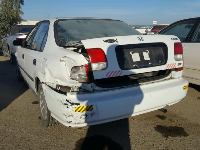 2HGEJ6623VH558105 - 1997 HONDA CIVIC DX WHITE photo 3