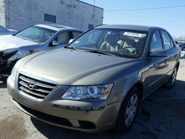 5NPET46C19H466476 - 2009 HYUNDAI SONATA GLS GREEN photo 2