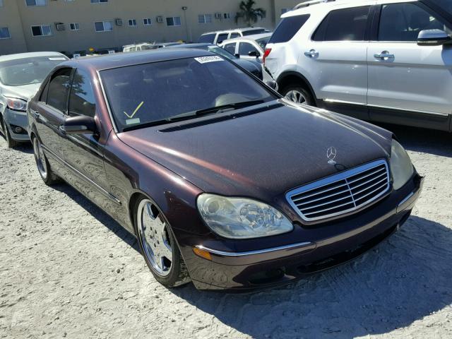 WDBNG70J51A209795 - 2001 MERCEDES-BENZ S 430 PURPLE photo 1