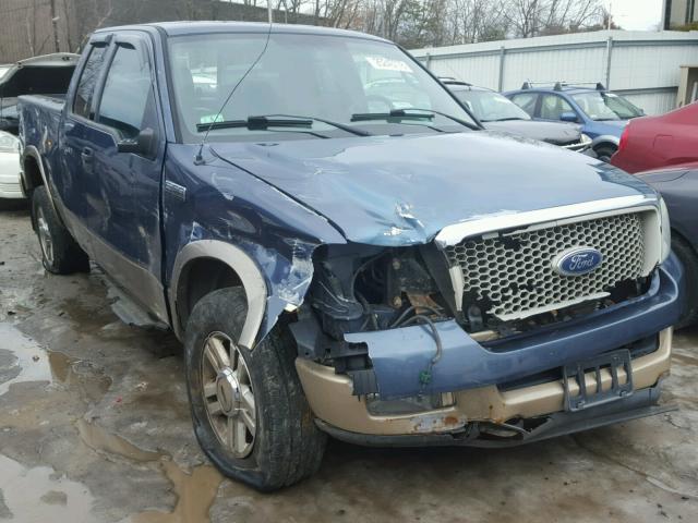 1FTPX14594NB33693 - 2004 FORD F150 BLUE photo 1