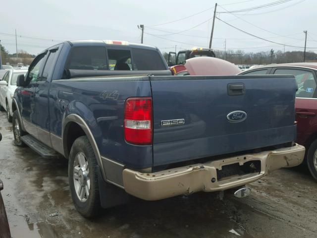 1FTPX14594NB33693 - 2004 FORD F150 BLUE photo 3