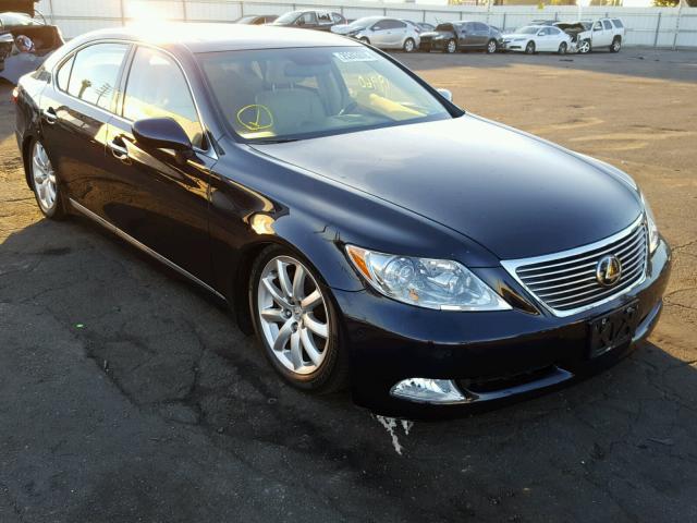 JTHGL46F985027378 - 2008 LEXUS LS 460L BLUE photo 1