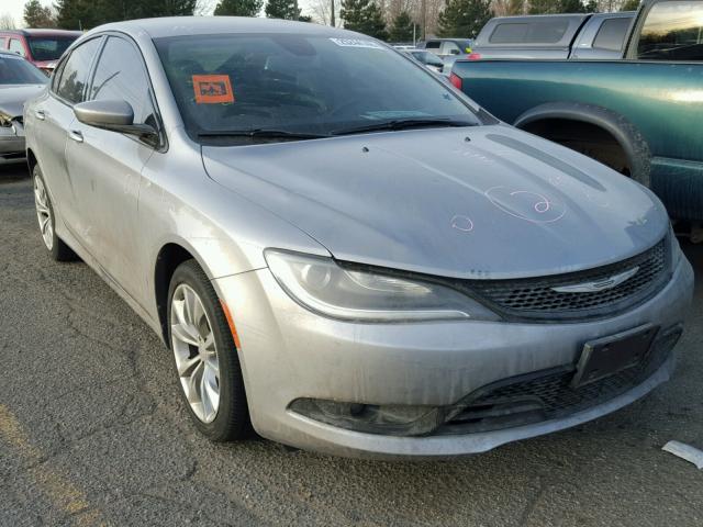 1C3CCCBB9FN734673 - 2015 CHRYSLER 200 S SILVER photo 1