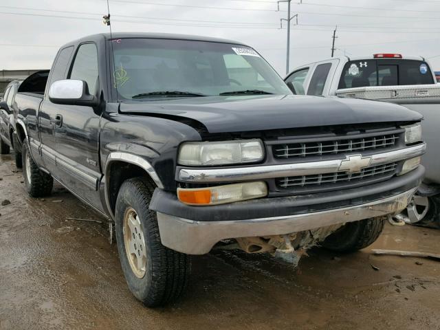 1GCEK19T32E295958 - 2002 CHEVROLET SILVERADO BLACK photo 1