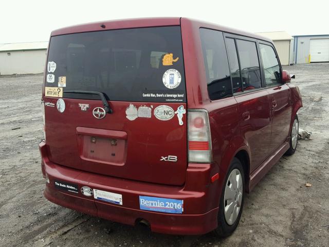 JTLKT324664084218 - 2006 TOYOTA SCION XB 栗色 照片 4