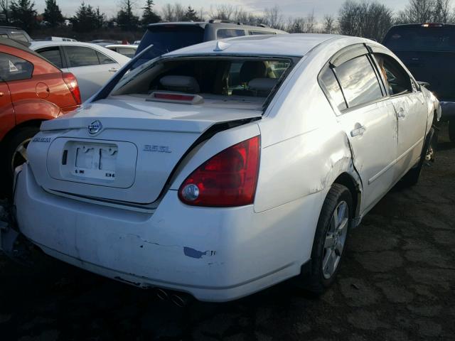 1N4BA41E56C860433 - 2006 NISSAN MAXIMA SE WHITE photo 4