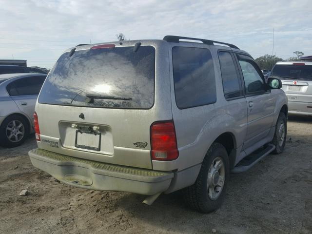 1FMYU60EX3UA63296 - 2003 FORD EXPLORER S SILVER photo 4