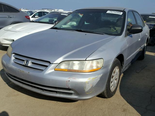 1HGCF86662A173297 - 2002 HONDA ACCORD VAL SILVER photo 2