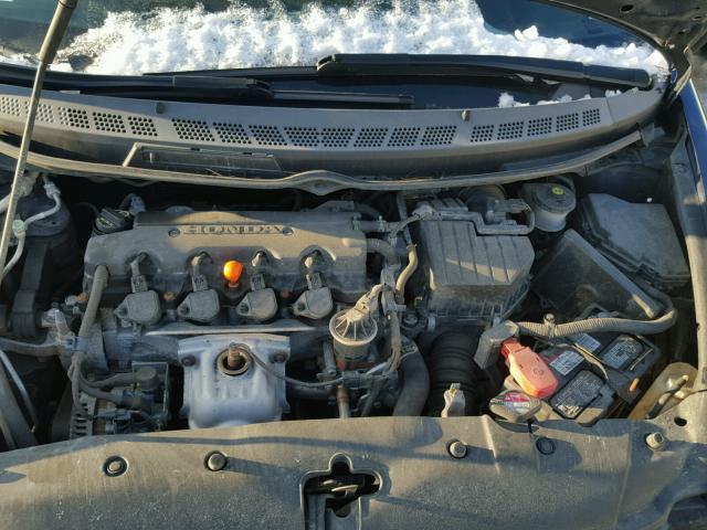 1HGFA16596L142422 - 2006 HONDA CIVIC LX BLUE photo 7