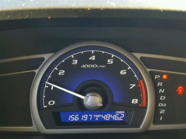 1HGFA16596L142422 - 2006 HONDA CIVIC LX BLUE photo 8