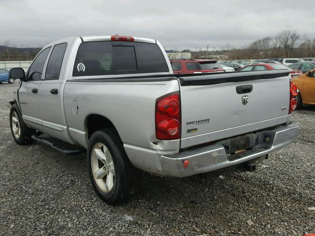 1D7HA18PX7J520384 - 2007 DODGE RAM 1500 S SILVER photo 3