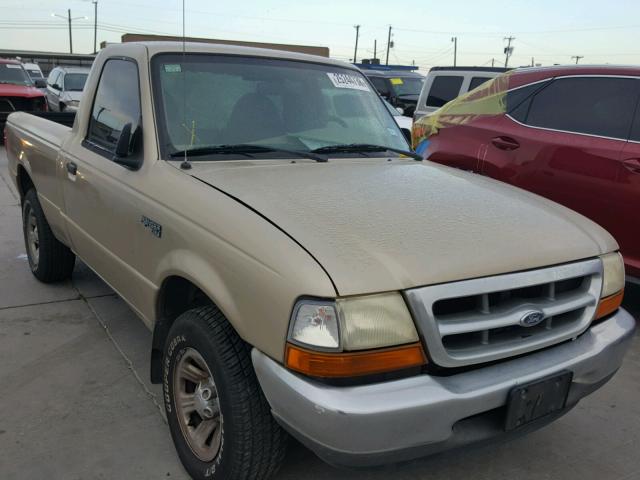 1FTYR10C1YPC01384 - 2000 FORD RANGER TAN photo 1