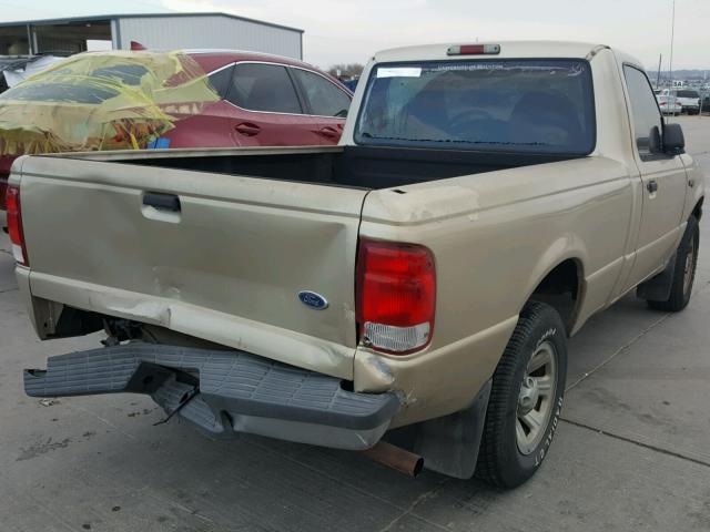 1FTYR10C1YPC01384 - 2000 FORD RANGER TAN photo 4