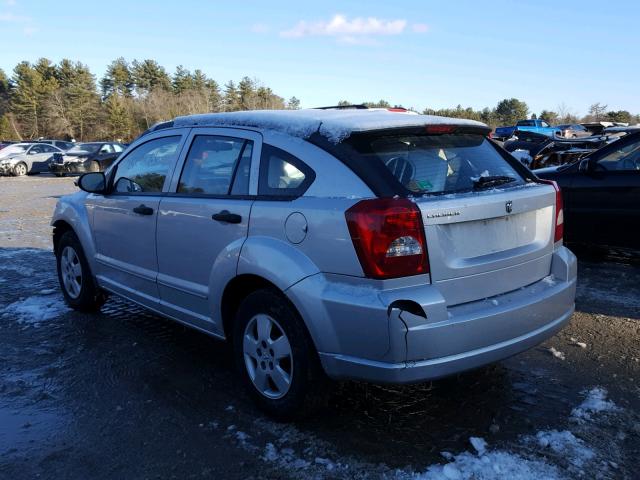 1B3HB28B67D271115 - 2007 DODGE CALIBER SILVER photo 3