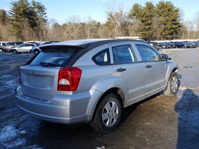 1B3HB28B67D271115 - 2007 DODGE CALIBER SILVER photo 4