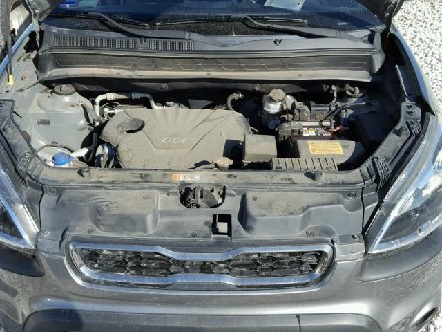 KNDJT2A56D7610421 - 2013 KIA SOUL GRAY photo 7