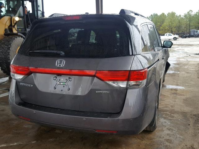 5FNRL5H90EB048489 - 2014 HONDA ODYSSEY TO GRAY photo 4