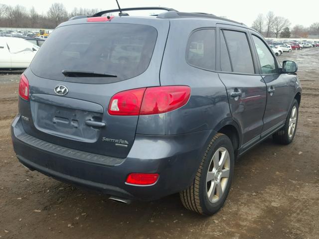 5NMSH73E77H127775 - 2007 HYUNDAI SANTA FE S GRAY photo 4