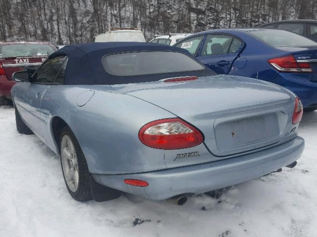 SAJGX2749VC011052 - 1997 JAGUAR XK8 BLUE photo 3