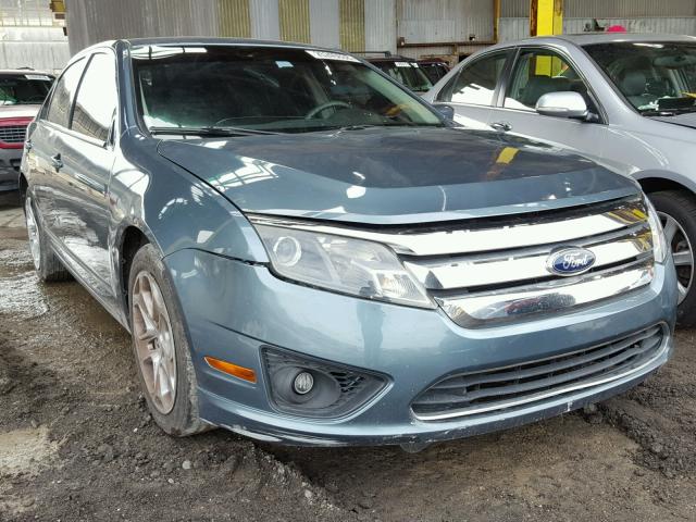 3FAHP0HA0BR267546 - 2011 FORD FUSION SE BLUE photo 1