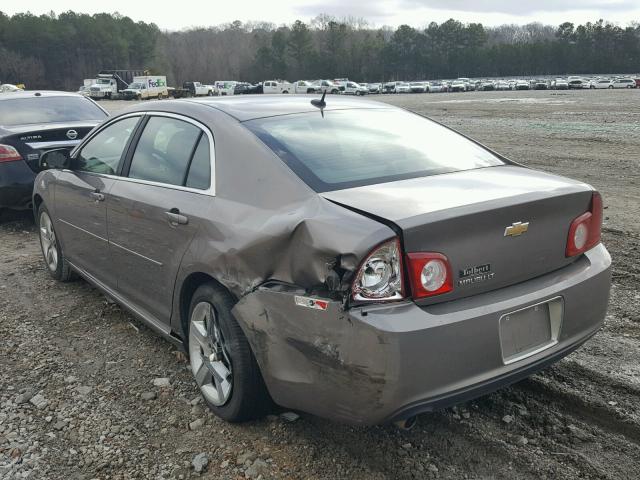 1G1ZC5EBXAF266350 - 2010 CHEVROLET MALIBU 1LT 棕色 照片 3