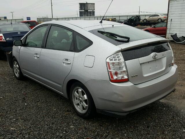 JTDKB20U867058150 - 2006 TOYOTA PRIUS SILVER photo 3