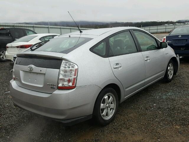 JTDKB20U867058150 - 2006 TOYOTA PRIUS SILVER photo 4