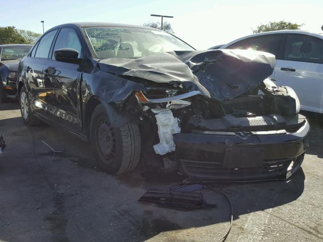 3VW2K7AJ8EM399681 - 2014 VOLKSWAGEN JETTA BASE 黑色 照片 1